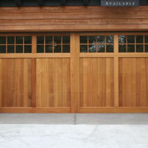 Wood Carriage House Garage Doors