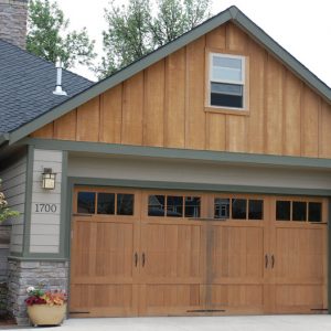 Wood Carriage House Garage Doors