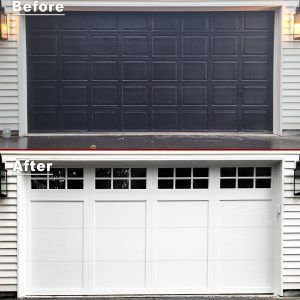 All About Doors Before After Clopay Coachmen